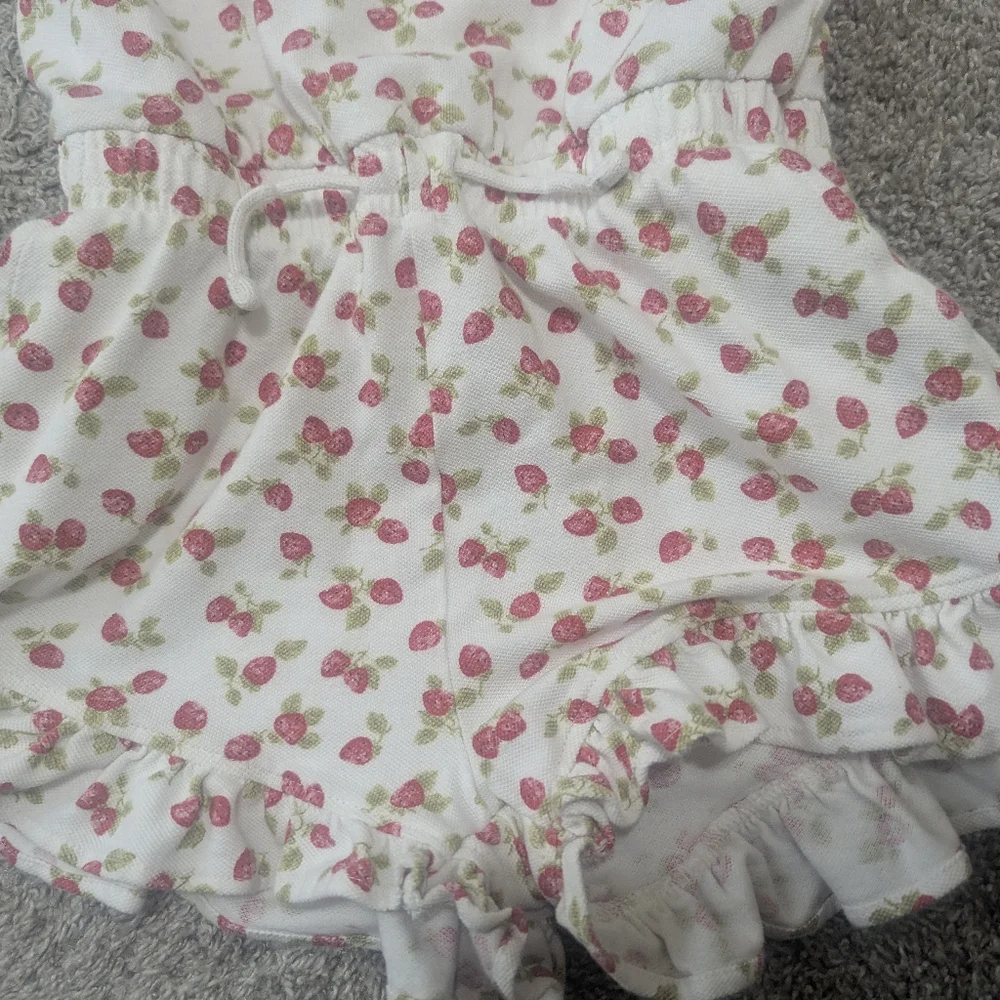 Polo by Ralph Lauren Strawberry Print Romper